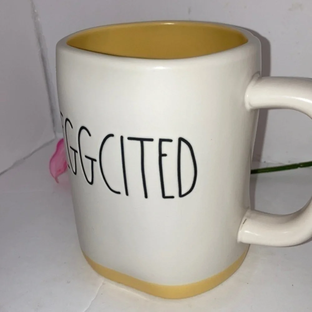 Rae Dunn LL Mug “EGGCITED”